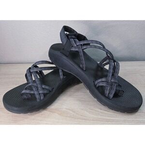 Chaco Z Cloud Sandals Women's 10 Black Strappy Hiking Outdoor Comfort